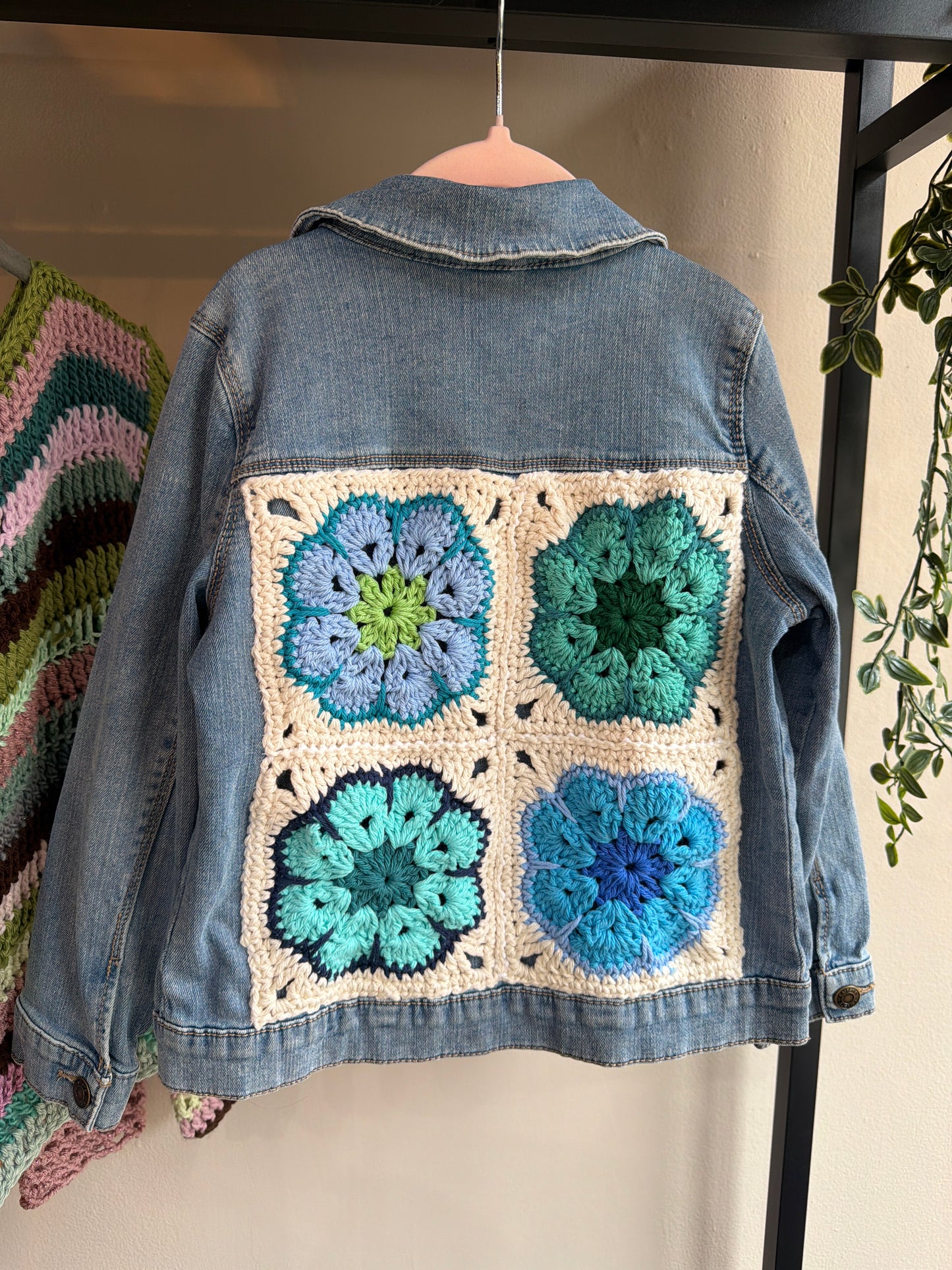 Kid's Floral Denim Jacket
