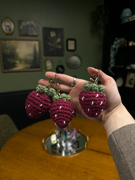 Strawberry Keychain