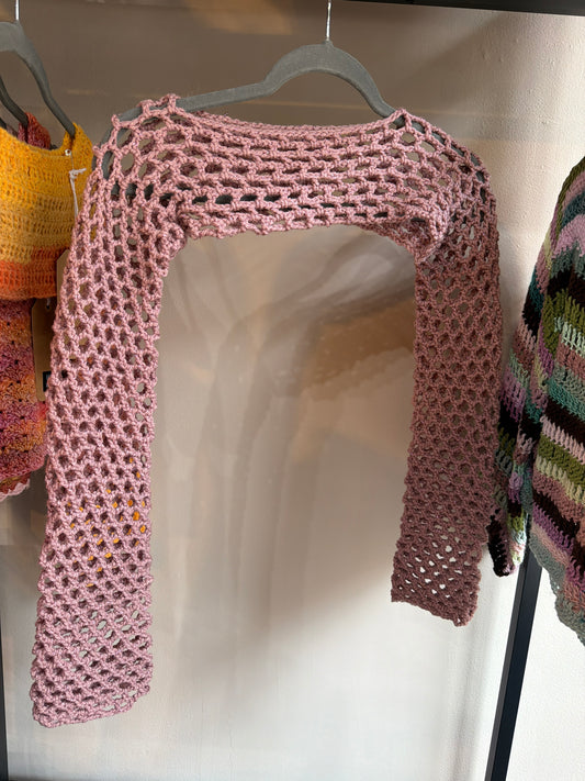 Sparkly Pink Bolero