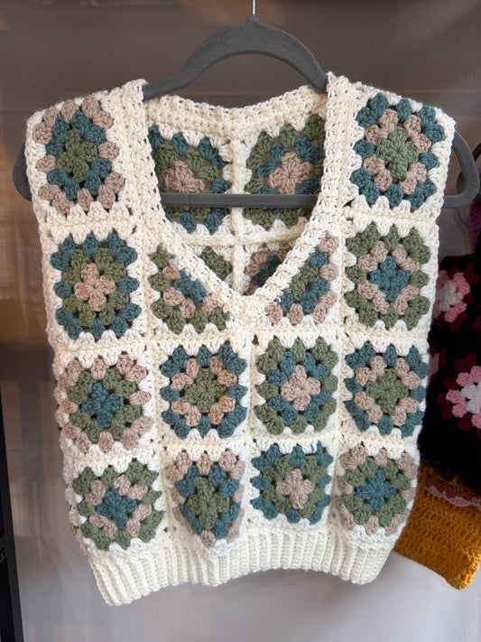 Granny Square Sweater Vest