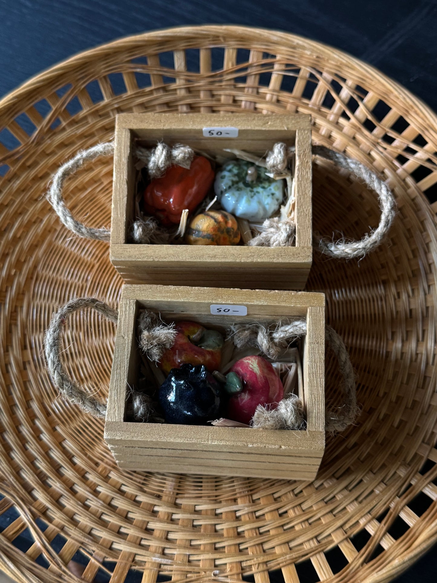 Pottery Fruit (set of 3)