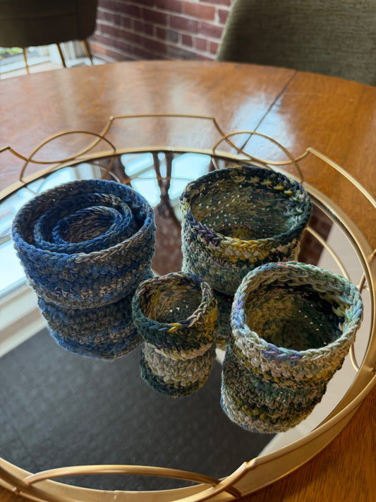 Crochet Nesting Bowls