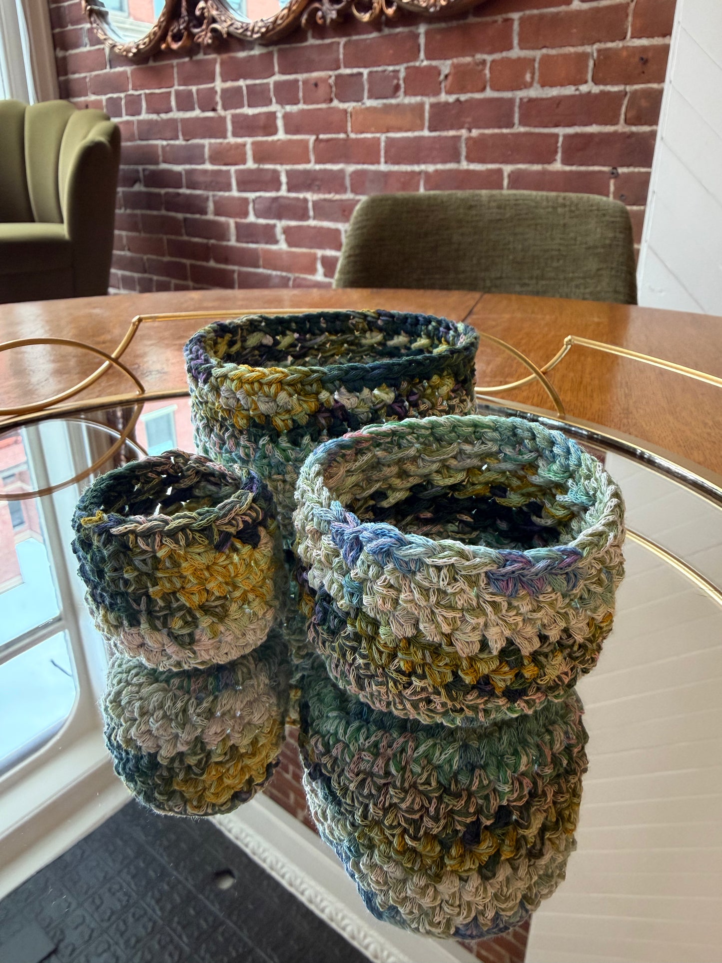 Crochet Nesting Bowls