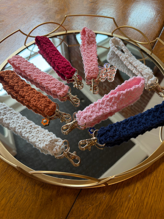 Crochet Wristlet Keychain